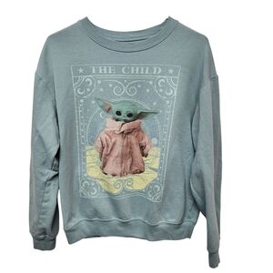 Star Wars‎ Green Hoodie Sweatshirt size Medium T1